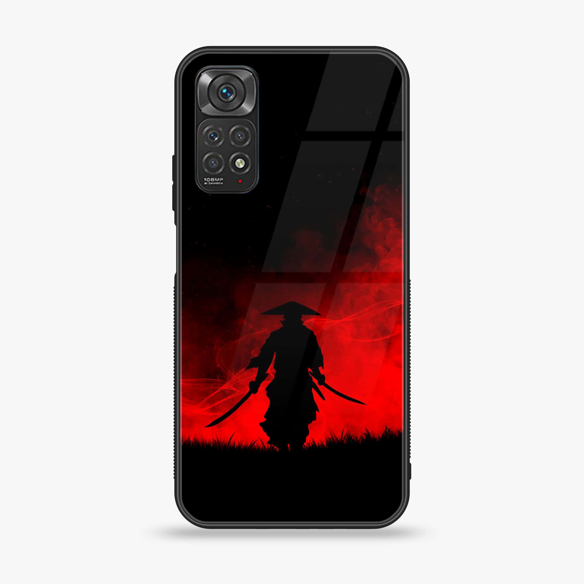 Xiaomi Redmi Note 11 Pro Ninja Series Premium Printed Glass soft Bumper shock Proof Case