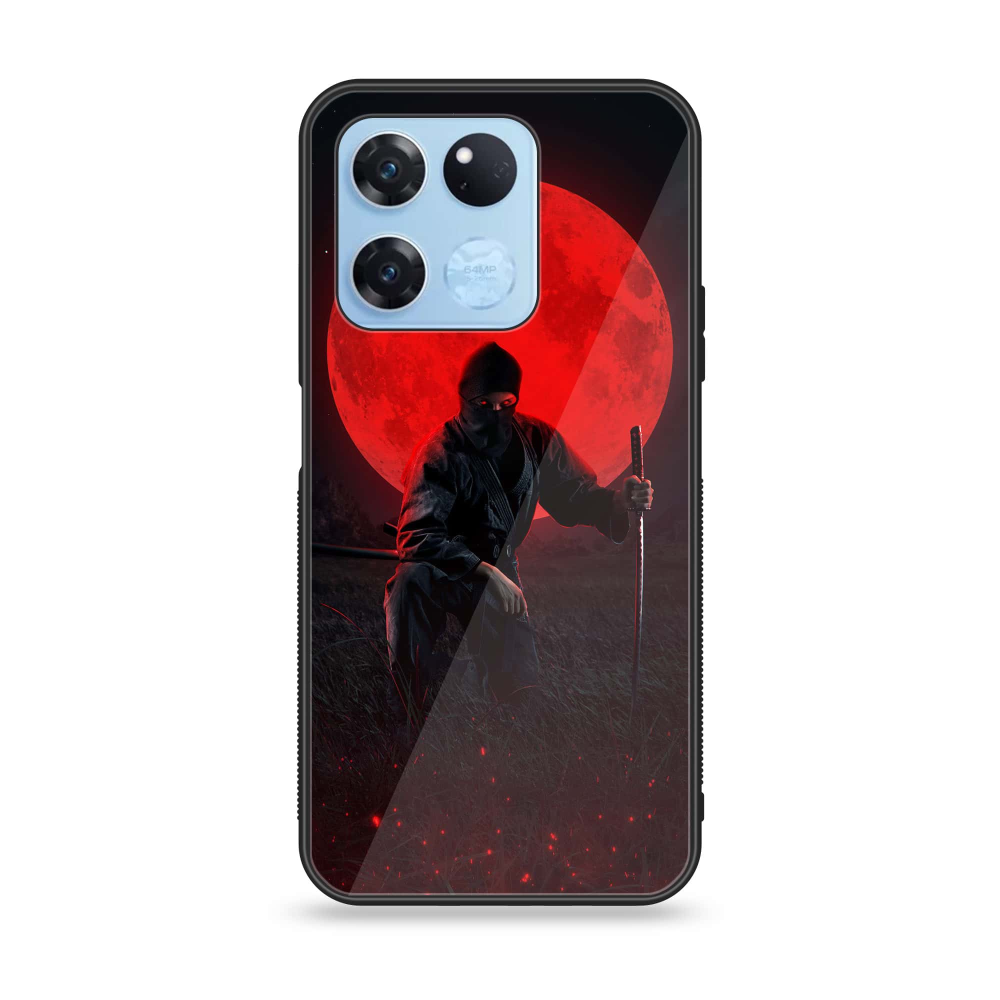 OnePlus Ace Racing - Ninja Series - Premium Printed Glass soft Bumper shock Proof Case