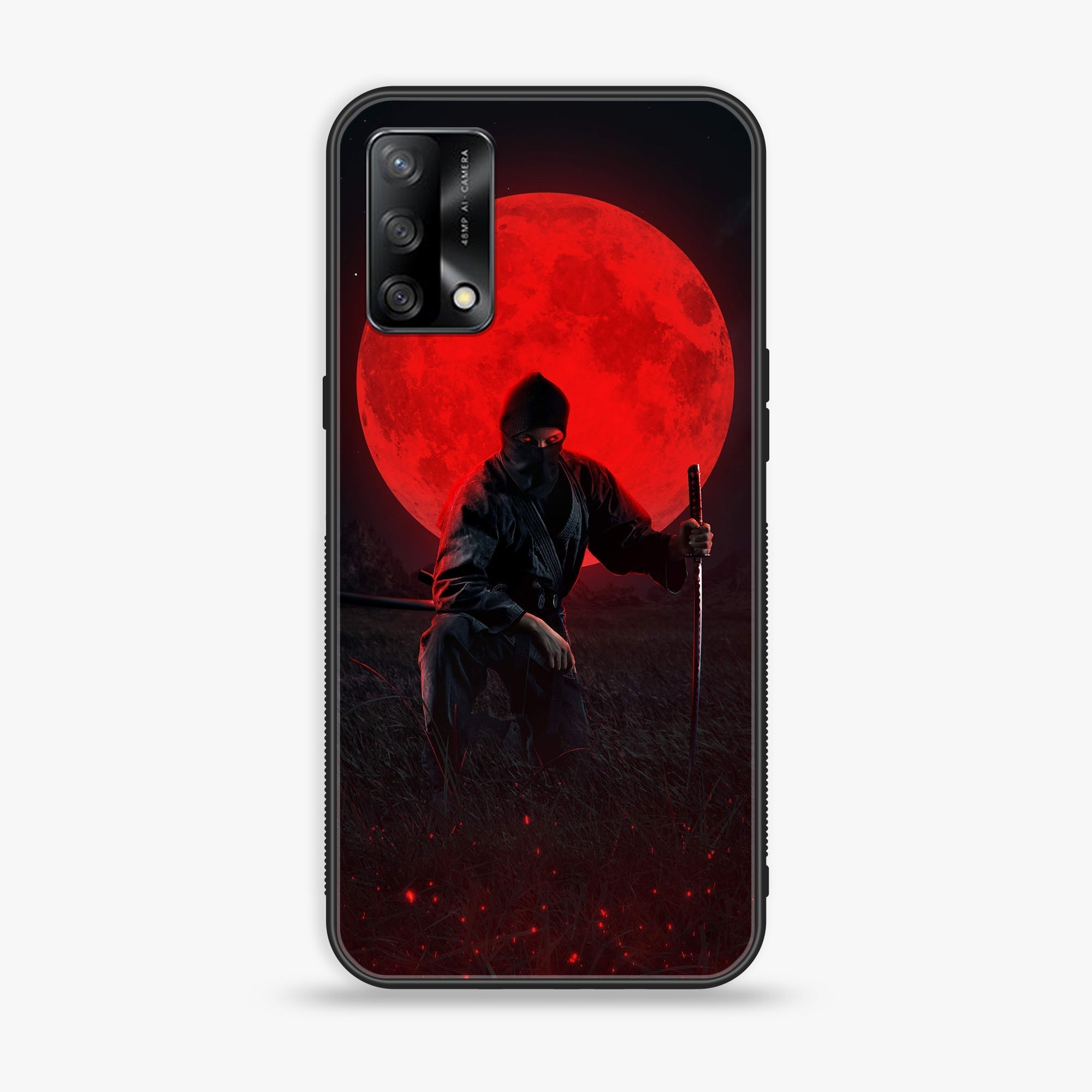 Oppo F19s- Ninja Series - Premium Metal Printed soft Bumper shock Proof Case