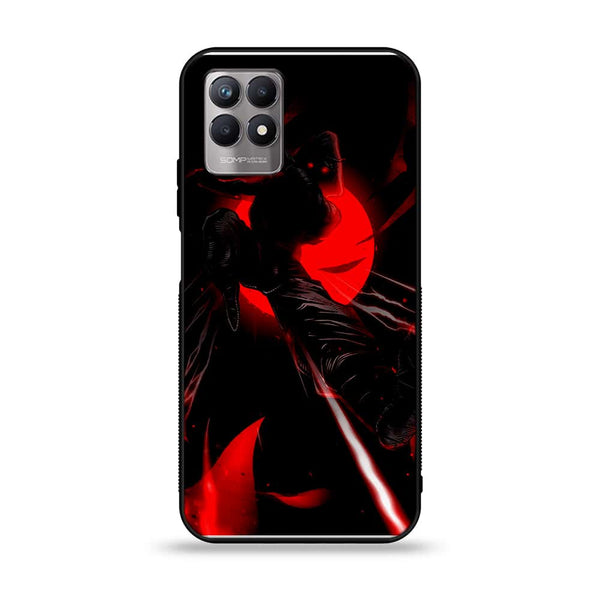 Realme Narzo 50 / Realme 8i  - Ninja Series Design 9 - Premium Printed Glass soft Bumper shock Proof Case CS-18732