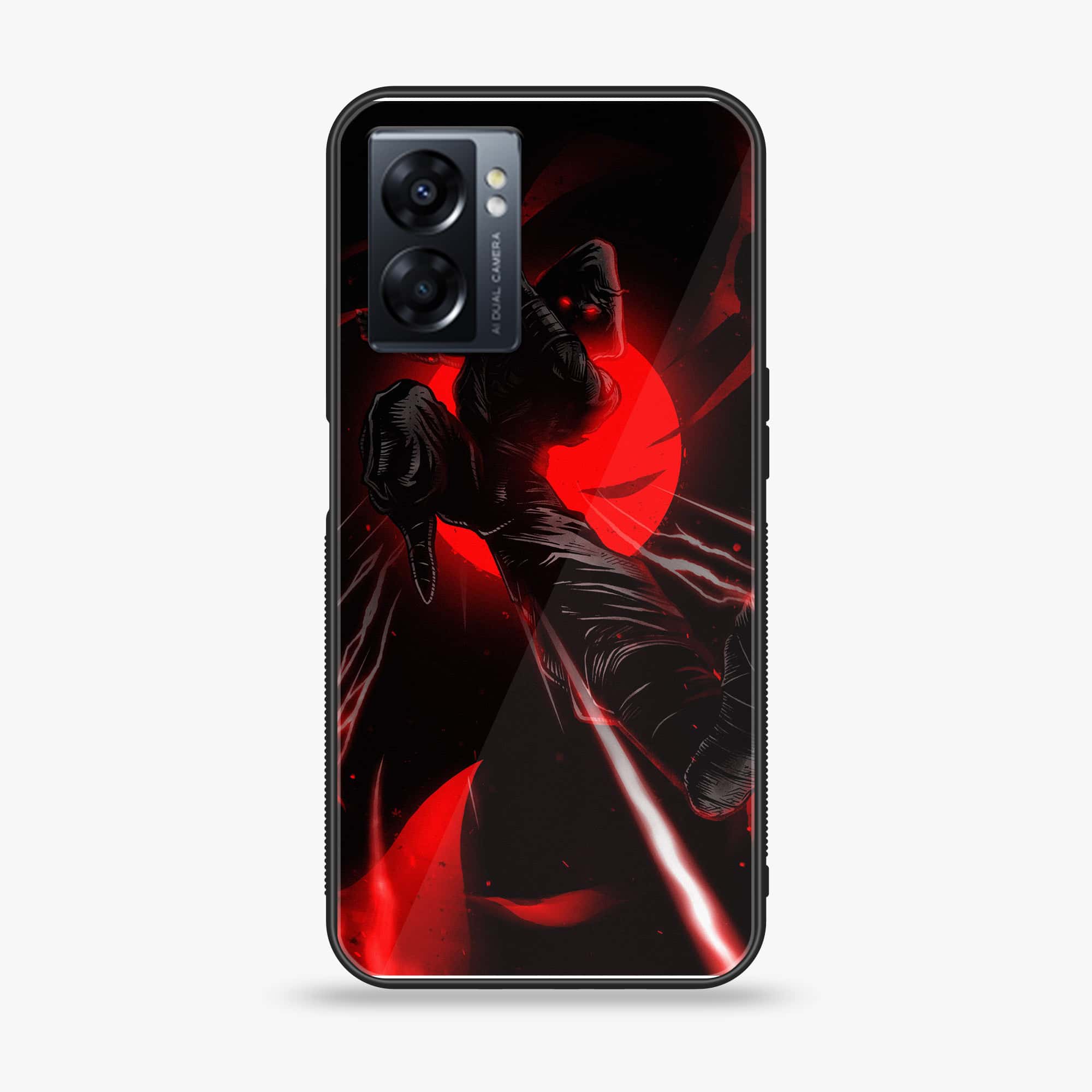 Oppo A77 4G - Ninja Series - Premium Metal Printed soft Bumper shock Proof Case
