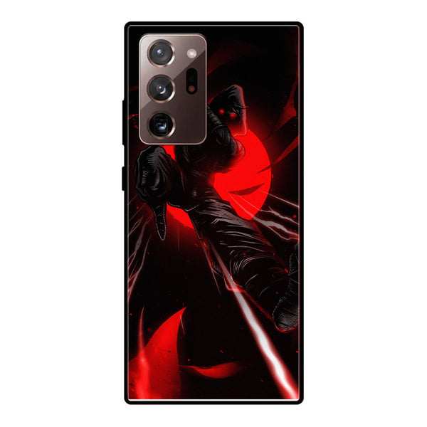 Galaxy Note 20 Ultra - Ninja Design 9- Premium Printed Glass soft Bumper shock Proof Case CS-43779