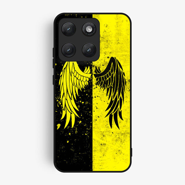 Motorola Edge 2026 - Angel 2.0 Design 1 - Premium Metal Printed Soft Bumper Shock Proof Case