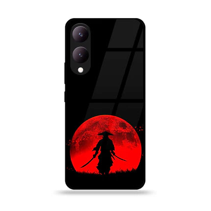 Vivo Y17S - Ninja Design 8- Premium Printed Glass soft Bumper shock Proof Case CS-46076