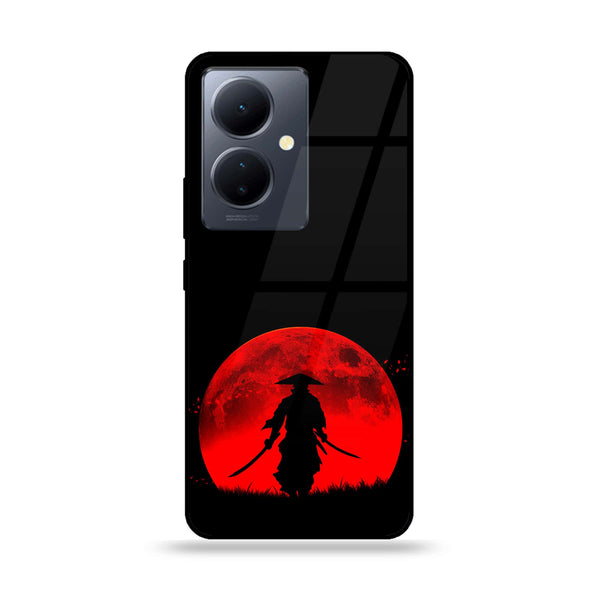 Vivo Y78 - Ninja Series - Premium Printed Glass soft Bumper shock Proof Case