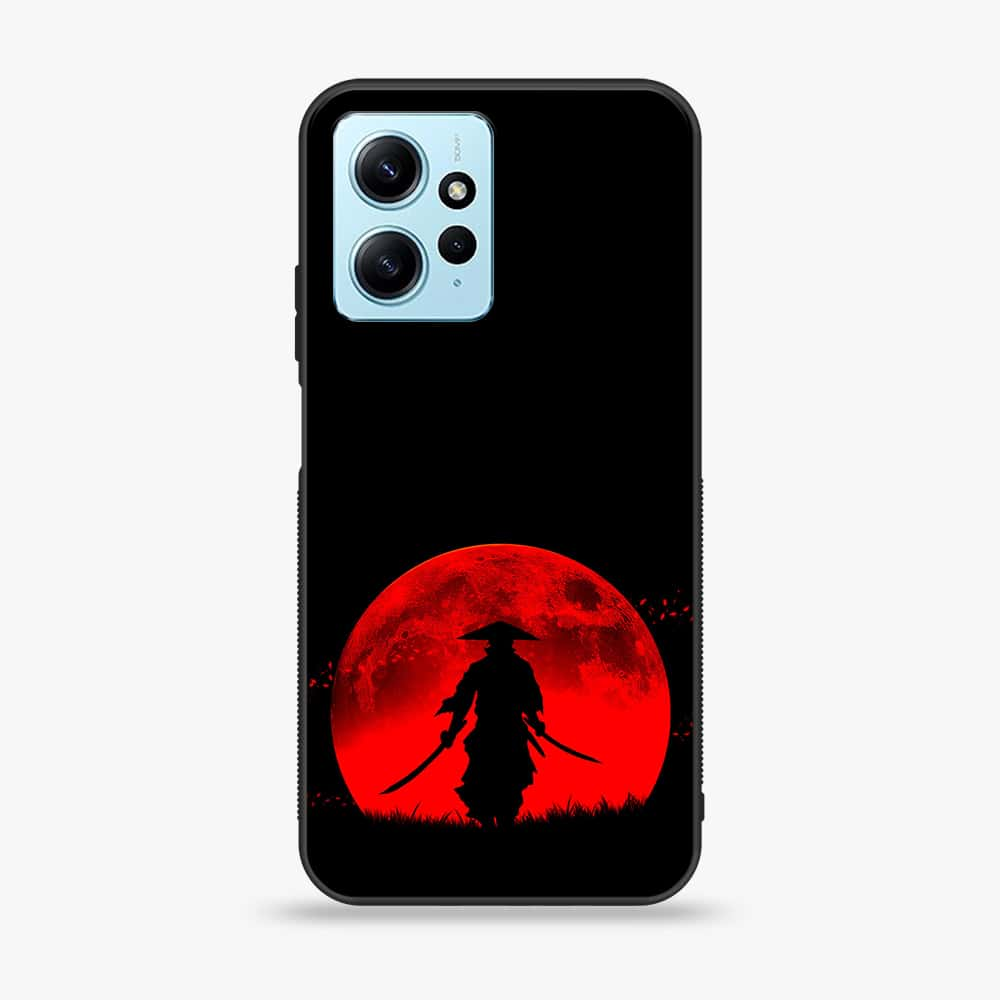 Xiaomi Redmi Note 12 - Ninja Series - Premium Printed Glass soft Bumper shock Proof Case