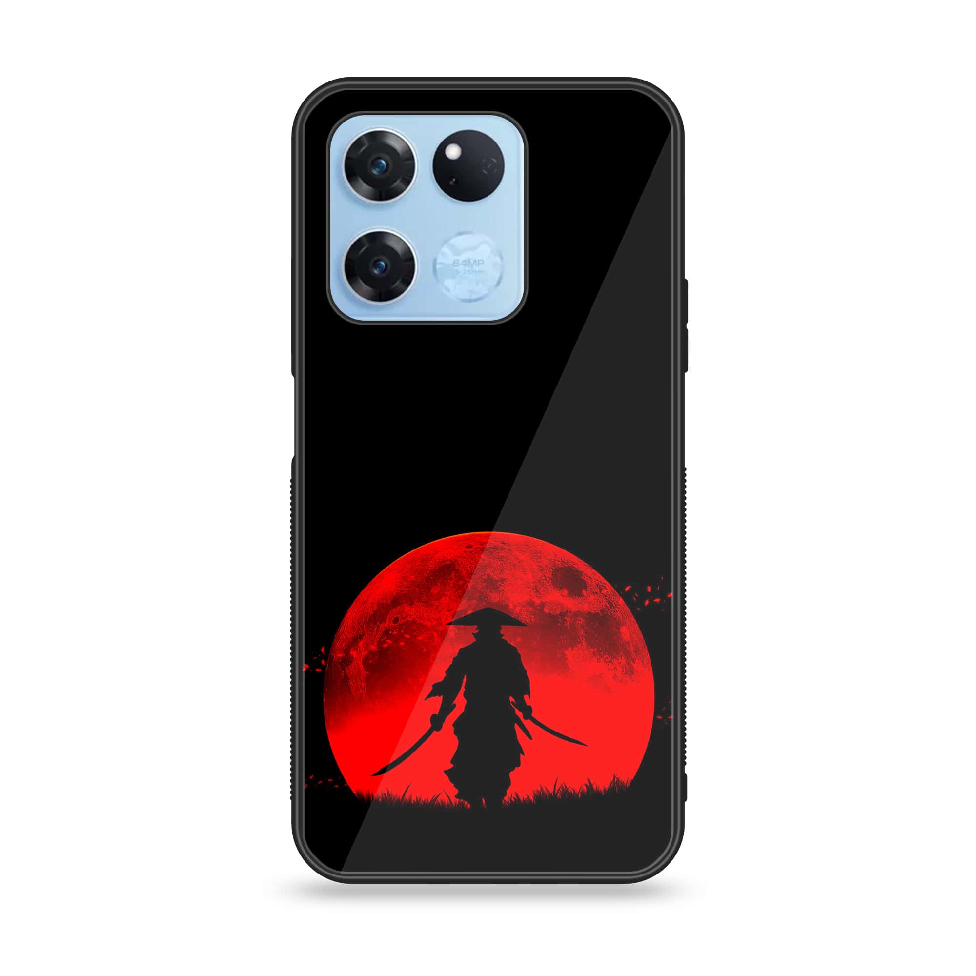 OnePlus Ace Racing - Ninja Series - Premium Printed Glass soft Bumper shock Proof Case