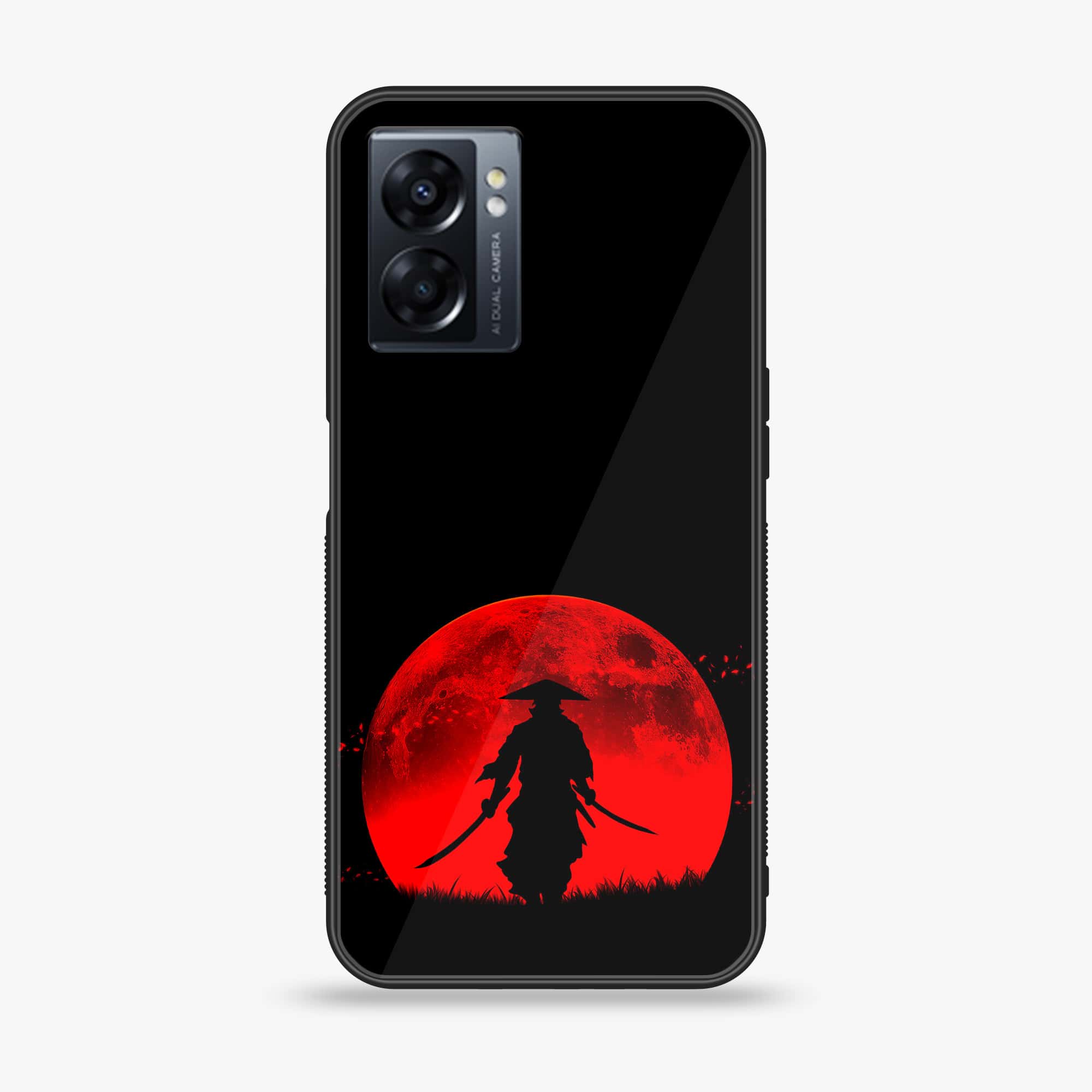 Oppo A77 4G - Ninja Series - Premium Metal Printed soft Bumper shock Proof Case