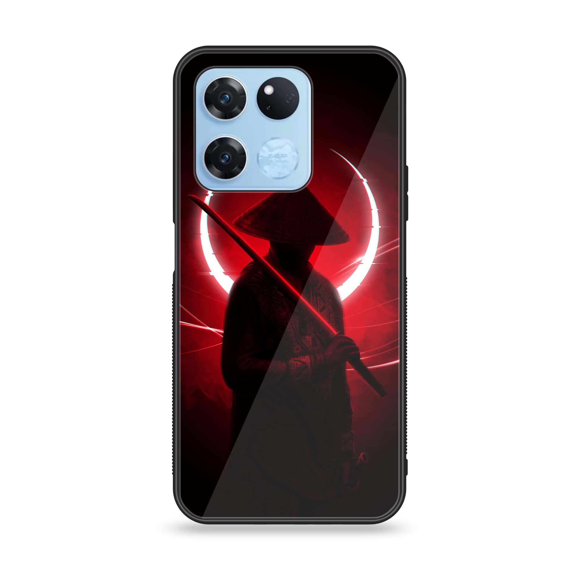 OnePlus Ace Racing - Ninja Series - Premium Printed Glass soft Bumper shock Proof Case
