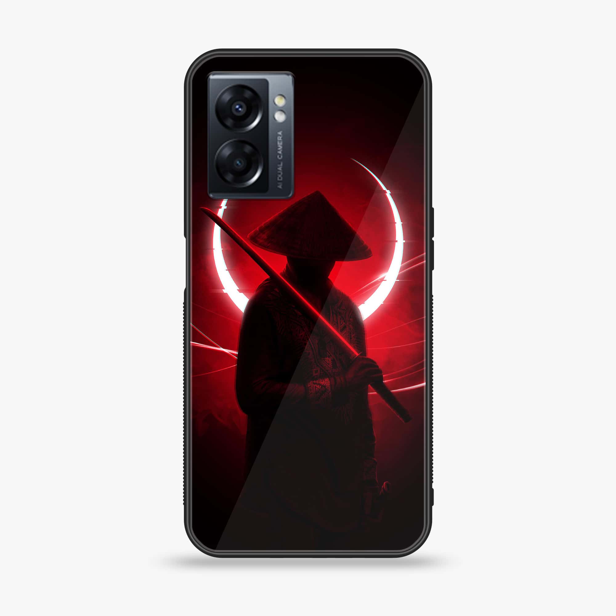 Oppo A77 4G - Ninja Series - Premium Metal Printed soft Bumper shock Proof Case