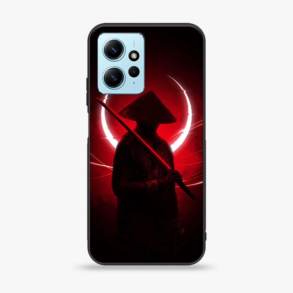 Xiaomi Redmi Note 12 - Ninja Series - Premium Printed Glass soft Bumper shock Proof Case