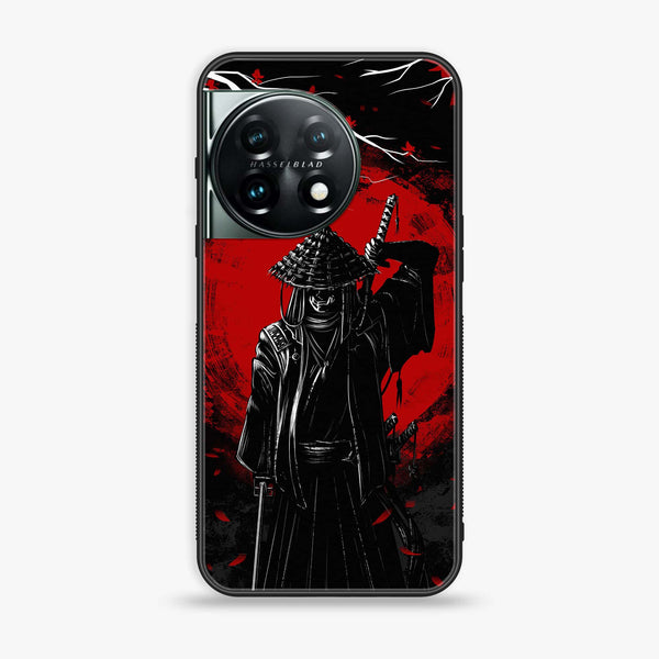 OnePlus 11 5G -Ninja Design 6 - Premium Printed Glass soft Bumper shock Proof Case CS-39585