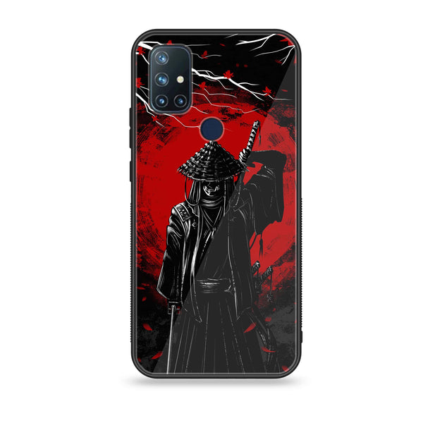 OnePlus Nord N10- Ninja Design 6 - Premium Printed Glass soft Bumper shock Proof Case CS-14585