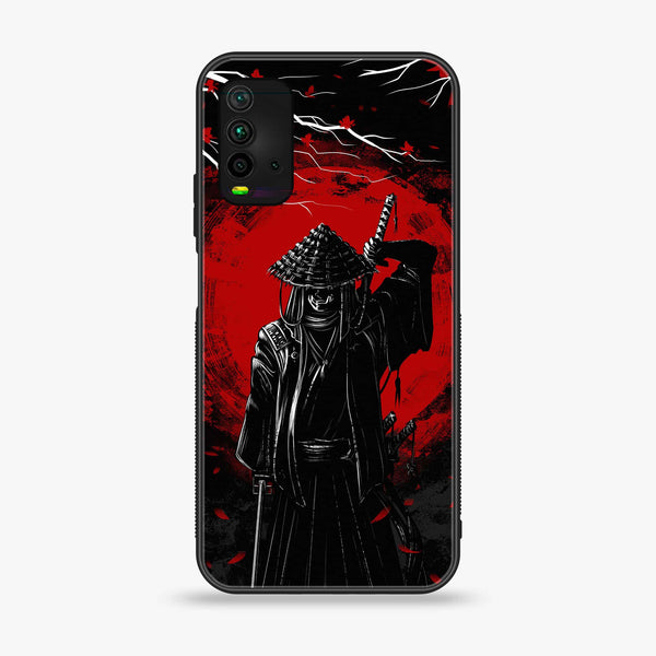 Xiaomi Redmi 9T/RM 9 Power -  Ninja Design 6 - Premium Printed Glass soft Bumper shock Proof Case CS-24726