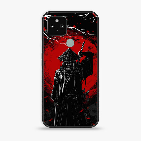 Google Pixel 5- Ninja Design 6 - Premium Printed Glass soft Bumper shock Proof Case CS-19574