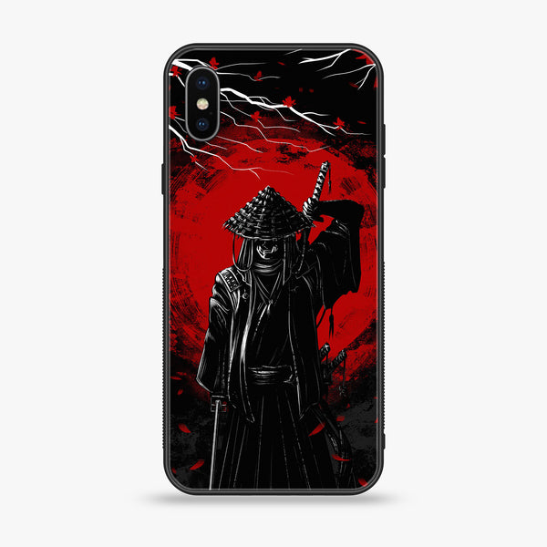 iPhone X/XS - Ninja Design 6  - Premium Printed Glass soft Bumper shock Proof Case  CS-25875 CS-26269