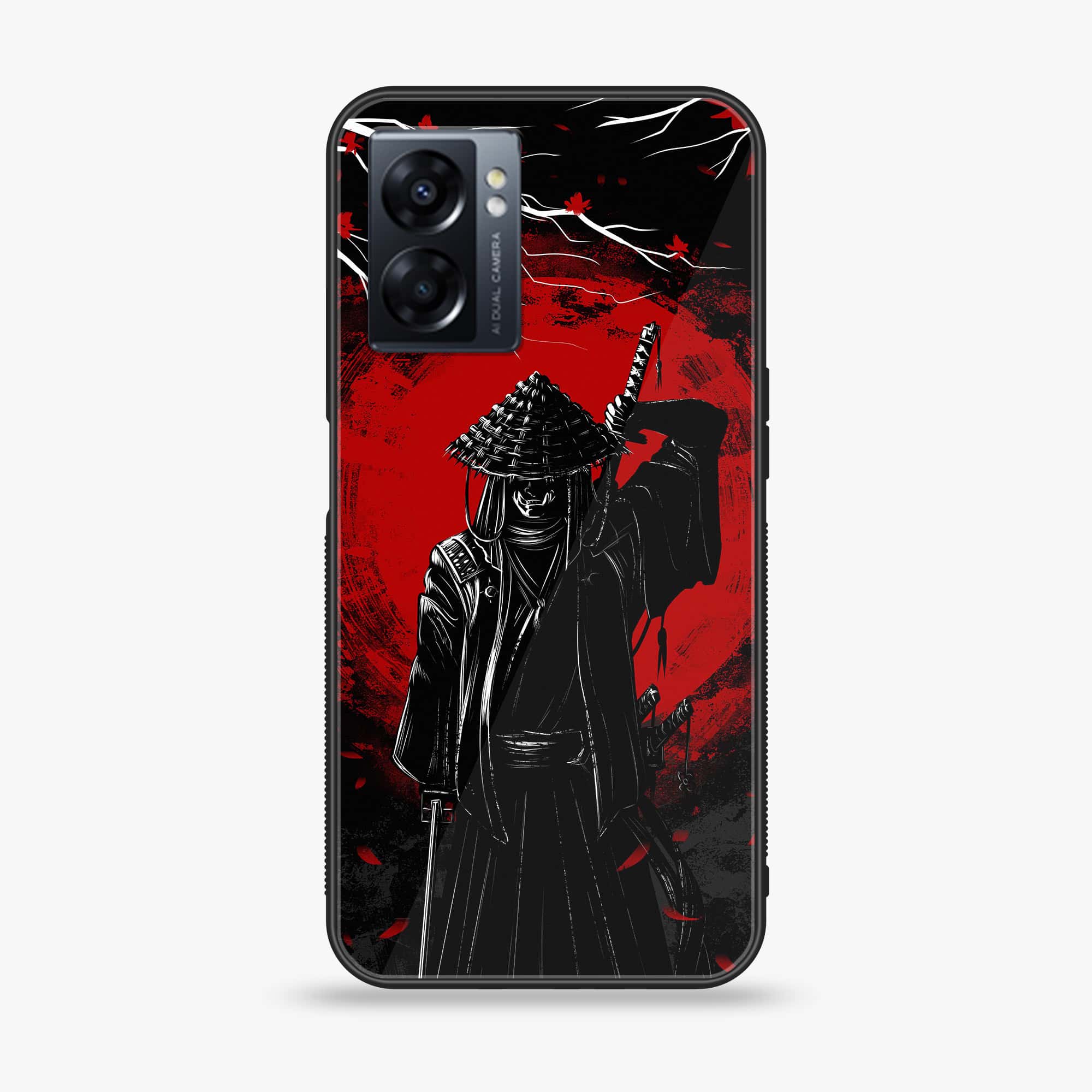 Oppo A77 4G - Ninja Series - Premium Metal Printed soft Bumper shock Proof Case