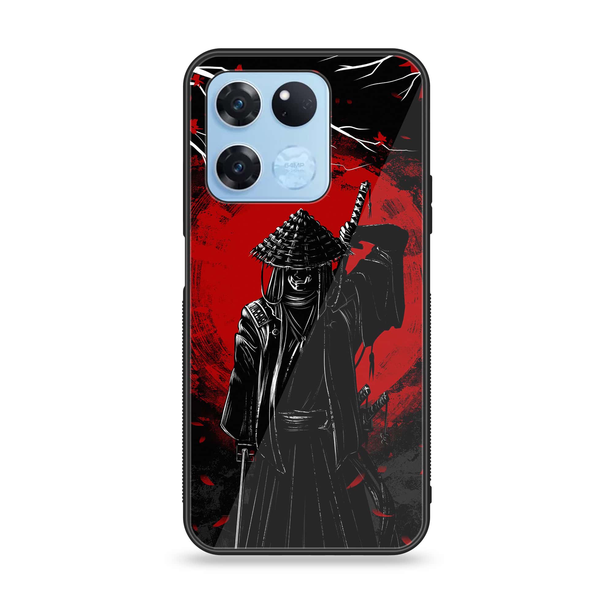 OnePlus Ace Racing - Ninja Series - Premium Printed Glass soft Bumper shock Proof Case