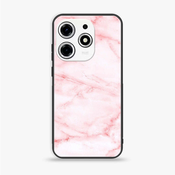 Tecno Spark 10 Pro - Pink Marble Design 2 - Premium Printed Glass soft Bumper shock Proof Case CS-13510