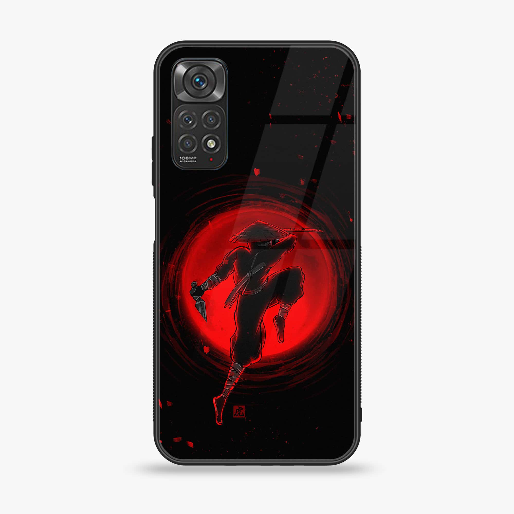 Xiaomi Redmi Note 11 Pro Ninja Series Premium Printed Glass soft Bumper shock Proof Case