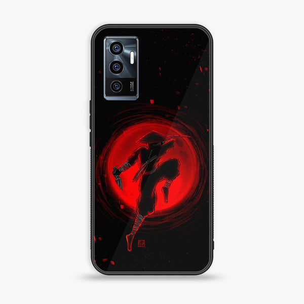 Vivo S10E - Ninja Series - Premium Printed Glass soft Bumper shock Proof Case