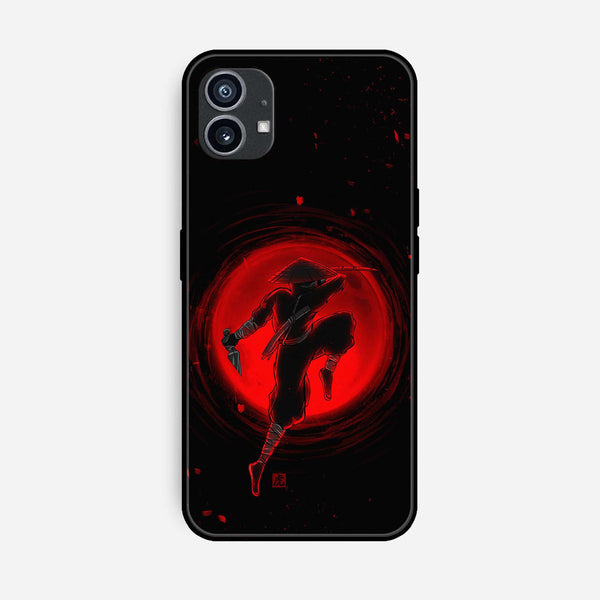 Nothing Phone 1  Ninja Series Premium Printed Glass soft Bumper shock Proof Case