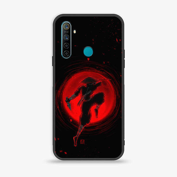 Realme Narzo 10 Ninja Series Premium Printed Glass soft Bumper shock Proof Case