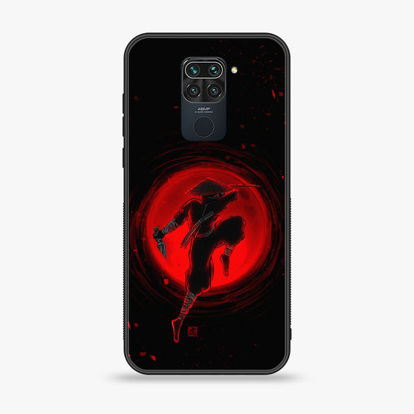 Xiaomi Redmi 10X 4g - Ninja Series - Premium Printed Glass soft Bumper shock Proof Case