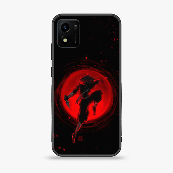 VIVO Y01 Ninja Series Premium Printed Glass soft Bumper shock Proof Case