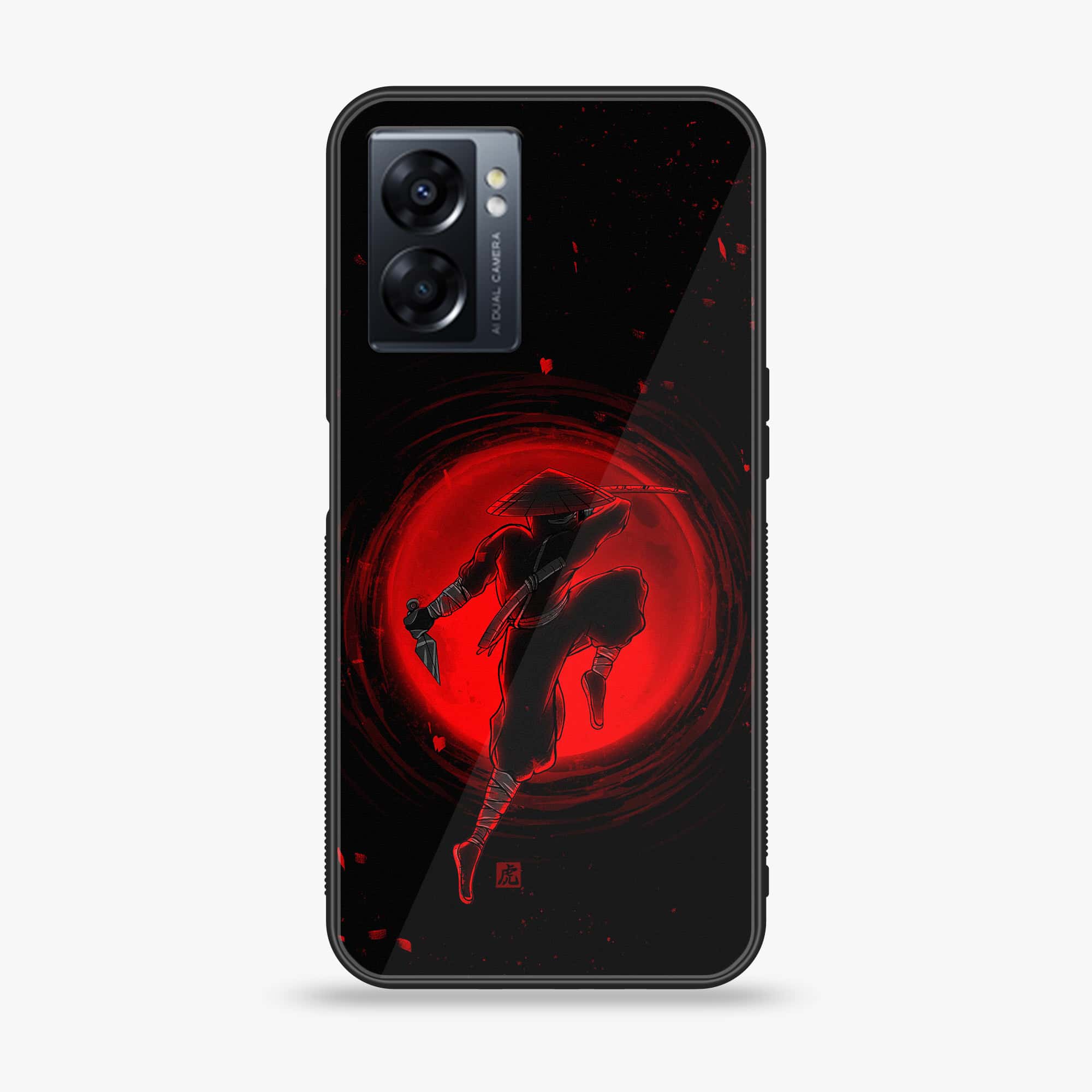 Oppo A77 4G - Ninja Series - Premium Metal Printed soft Bumper shock Proof Case