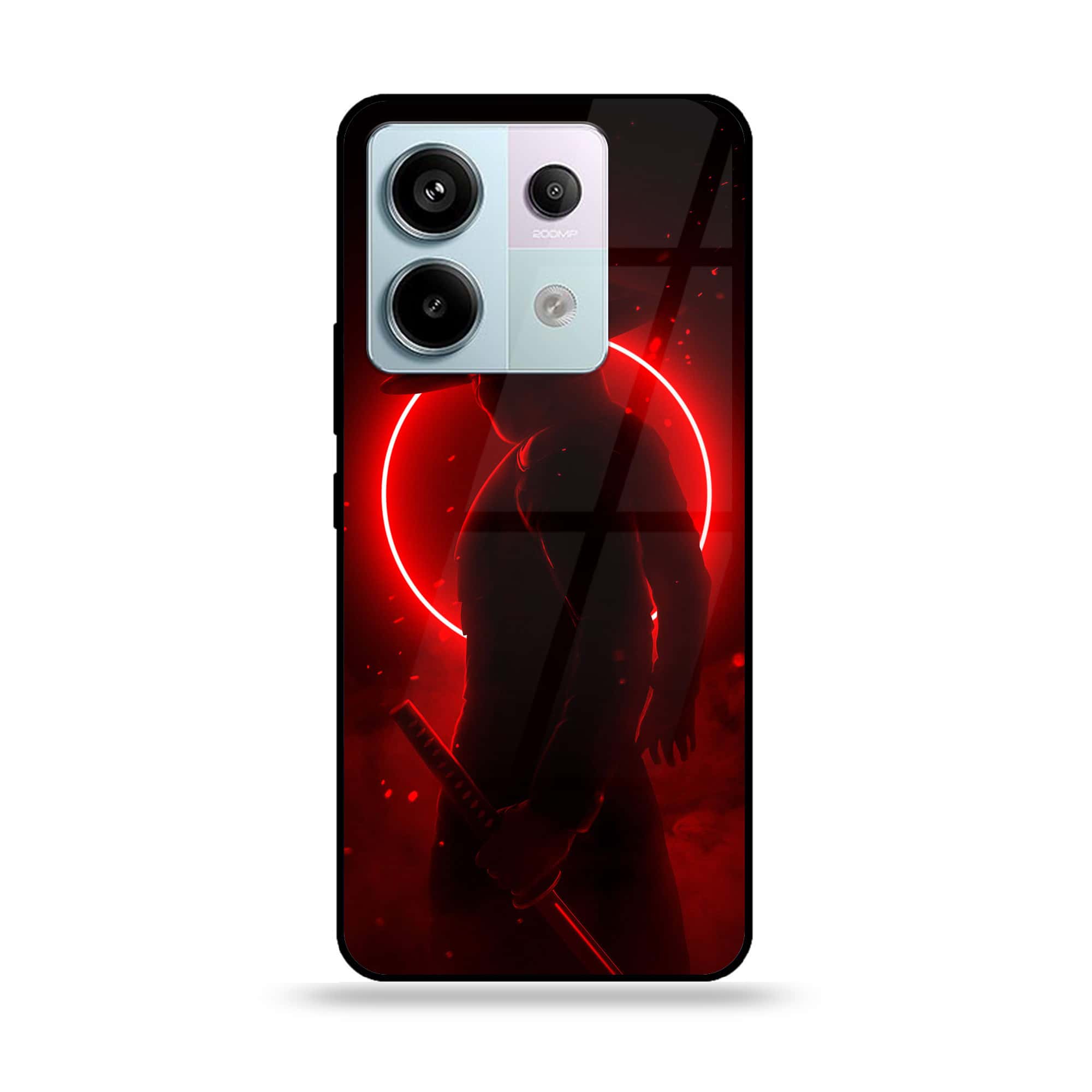 Redmi Note 13 - Ninja Series - Premium Metal Printed soft Bumper shock Proof Case