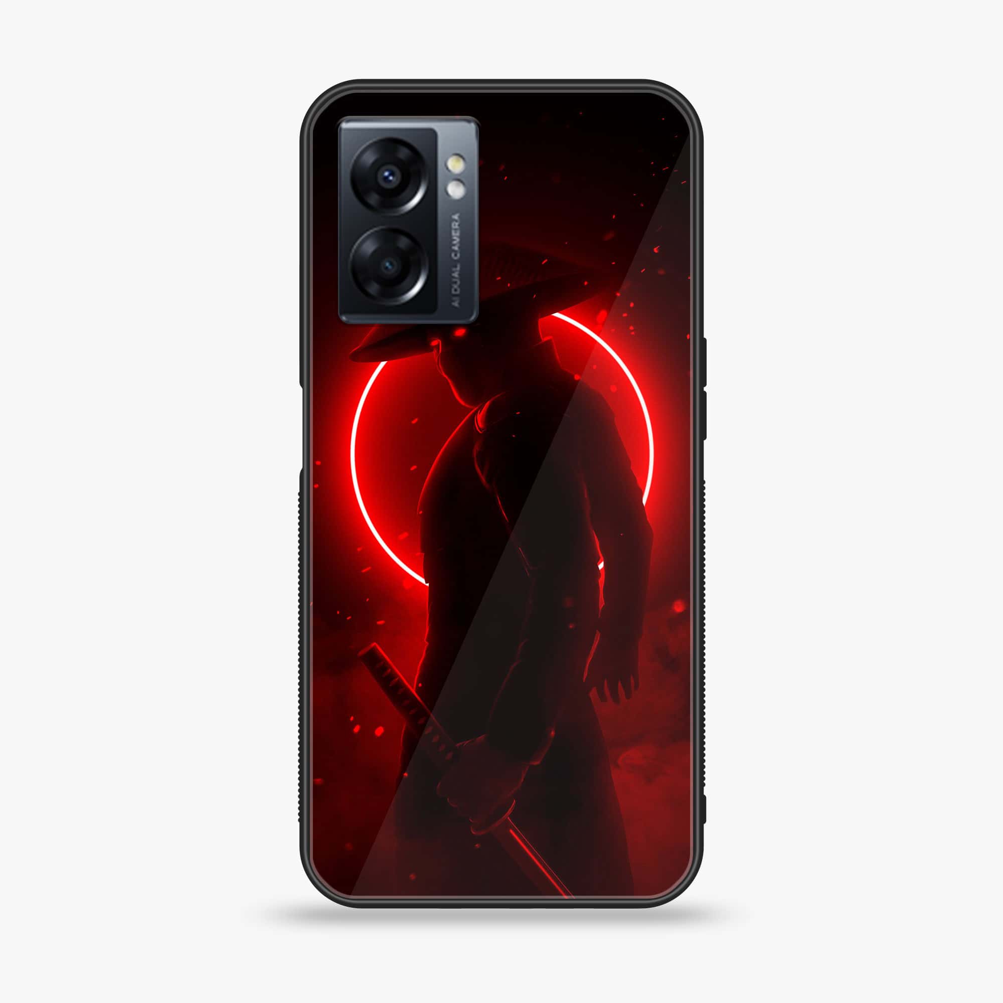 Oppo A77 4G - Ninja Series - Premium Metal Printed soft Bumper shock Proof Case