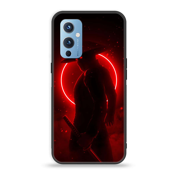 OnePlus 9- Ninja Series Design 4- Premium Printed Glass soft Bumper shock Proof Case CS-18729