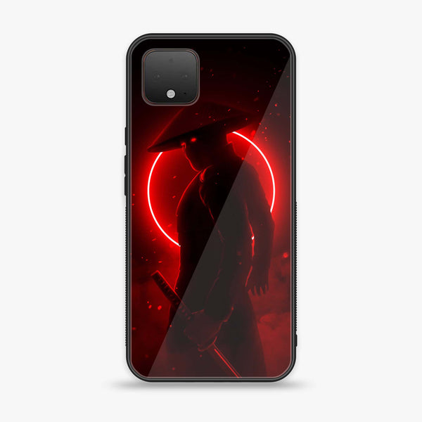 Google Pixel 4- Ninja Design 4 - Premium Printed Glass soft Bumper shock Proof Case CS-22217