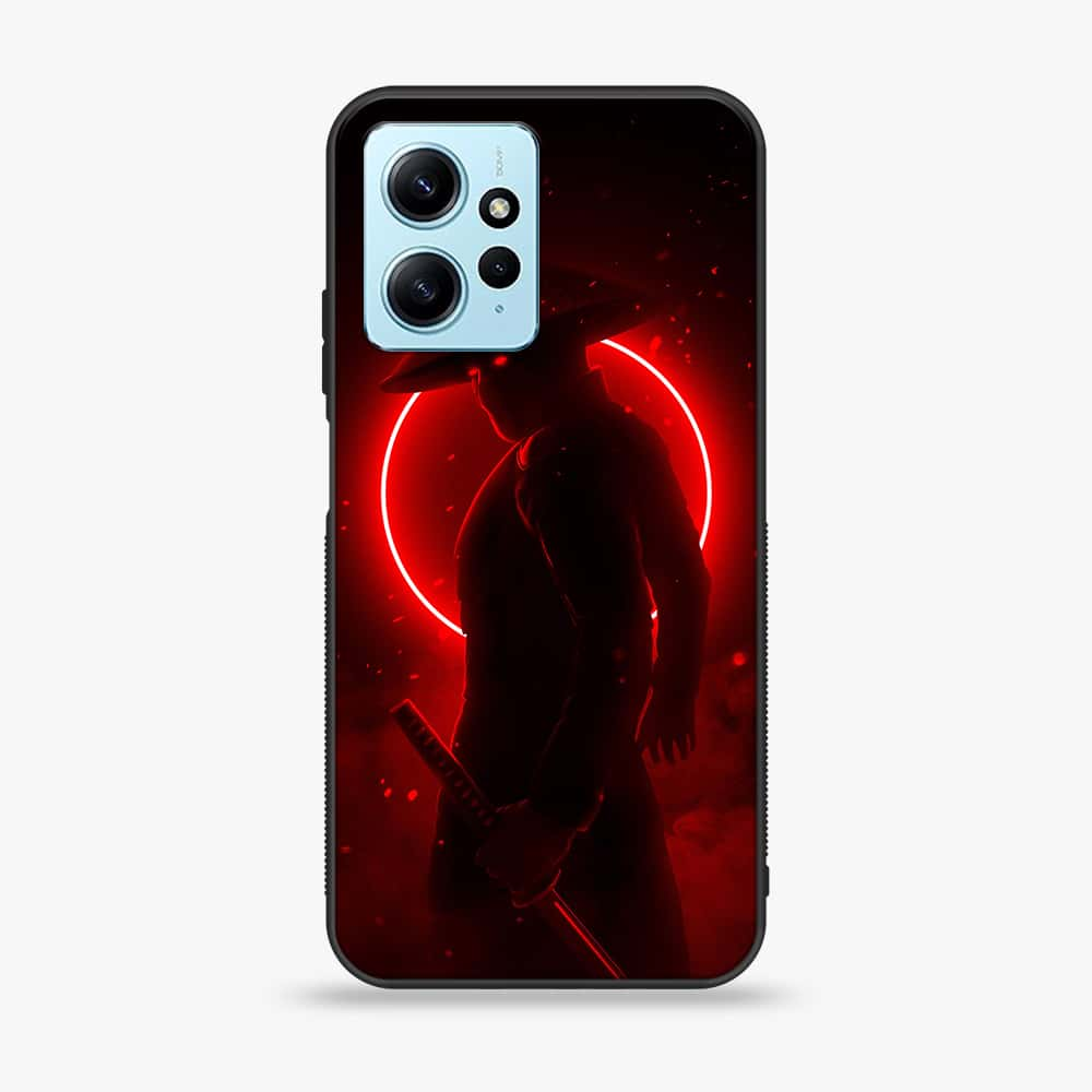 Xiaomi Redmi Note 12 - Ninja Series - Premium Printed Glass soft Bumper shock Proof Case