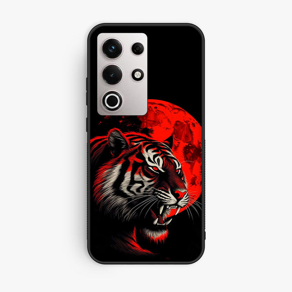 Itel S25 Ultra - Tiger 2.0 Design 8 - Premium Metal Printed Soft Bumper Shock Proof Case