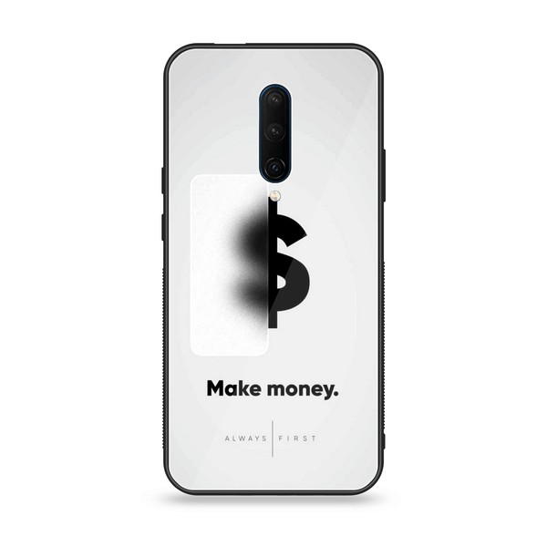 OnePlus 7 Pro - Dollar Design 9 - Premium Printed Glass soft Bumper shock Proof Case CS-9513 CS-9521 CS-9549 CS-9550