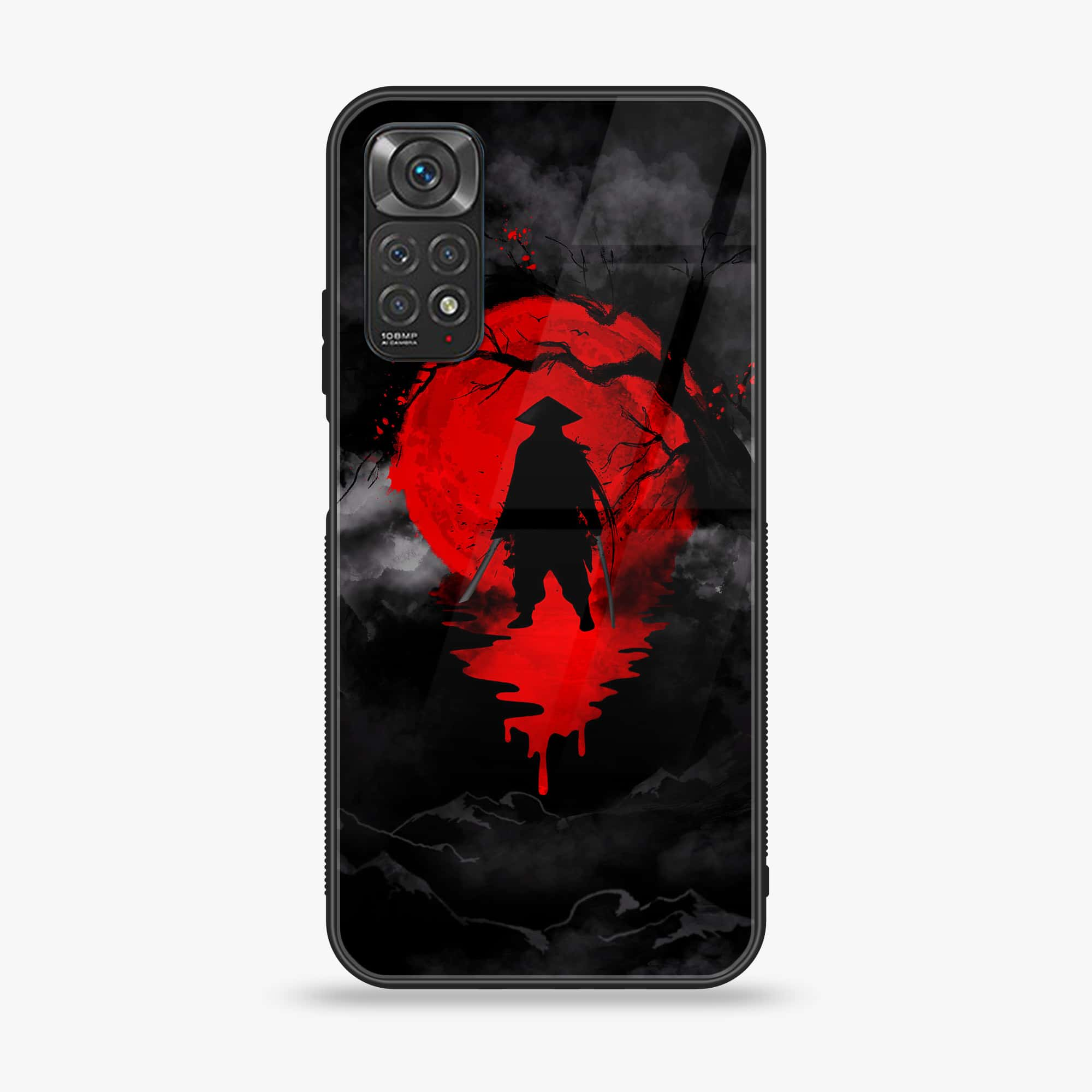 Xiaomi Redmi Note 11 Pro Ninja Series Premium Printed Glass soft Bumper shock Proof Case