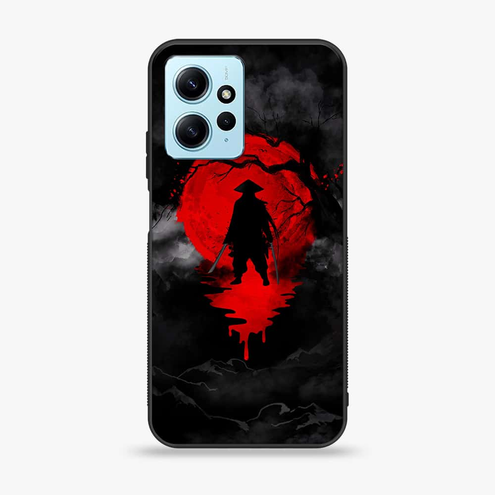 Xiaomi Redmi Note 12 - Ninja Series - Premium Printed Glass soft Bumper shock Proof Case