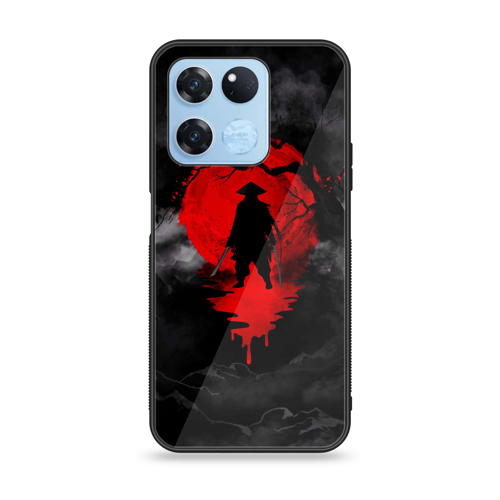 OnePlus Ace Racing - Ninja Series - Premium Printed Glass soft Bumper shock Proof Case