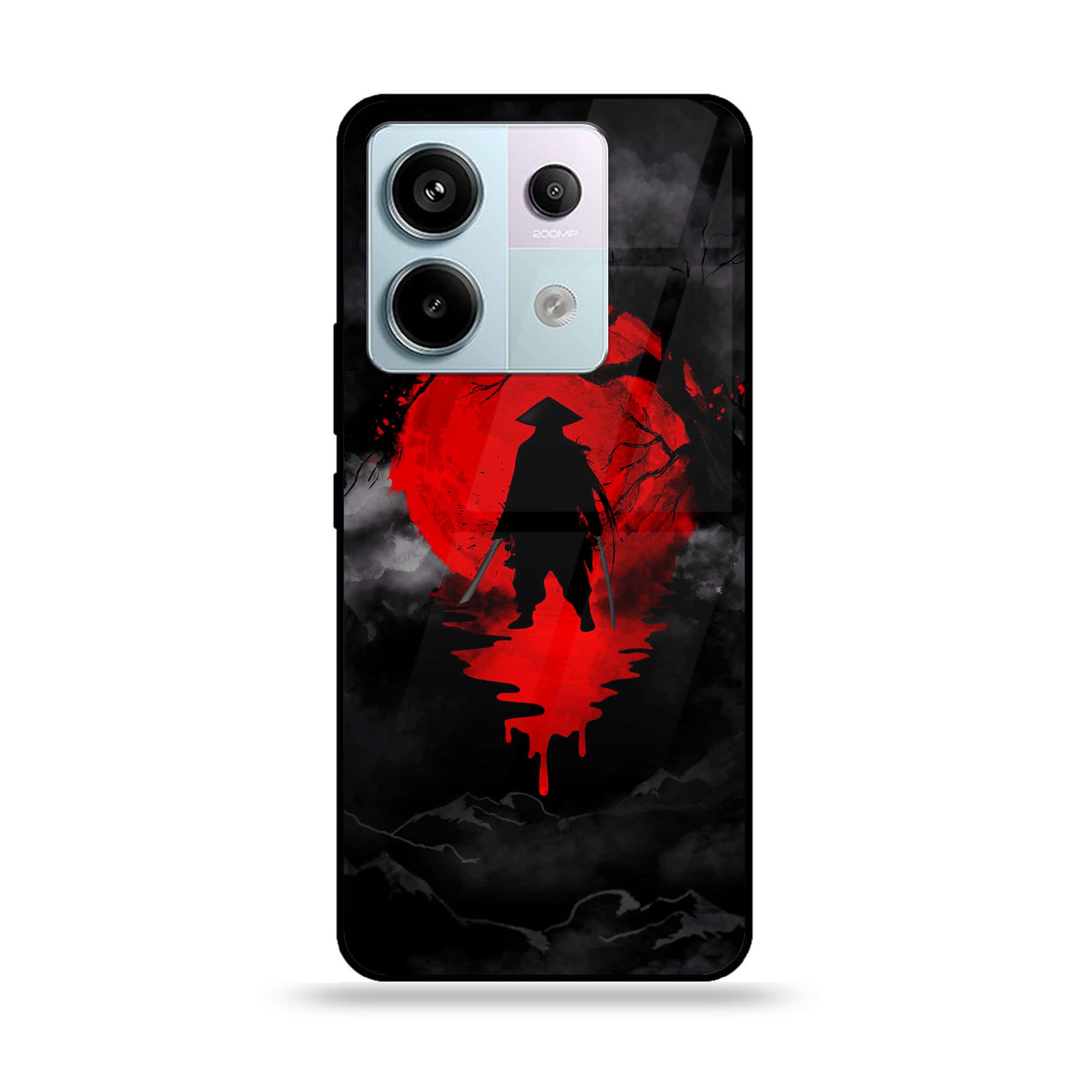 Redmi Note 13 - Ninja Series - Premium Metal Printed soft Bumper shock Proof Case