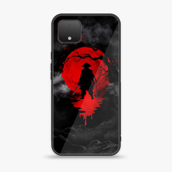 Google Pixel 4- Ninja Series Design 3  - Premium Printed Glass soft Bumper shock Proof Case CS-20002