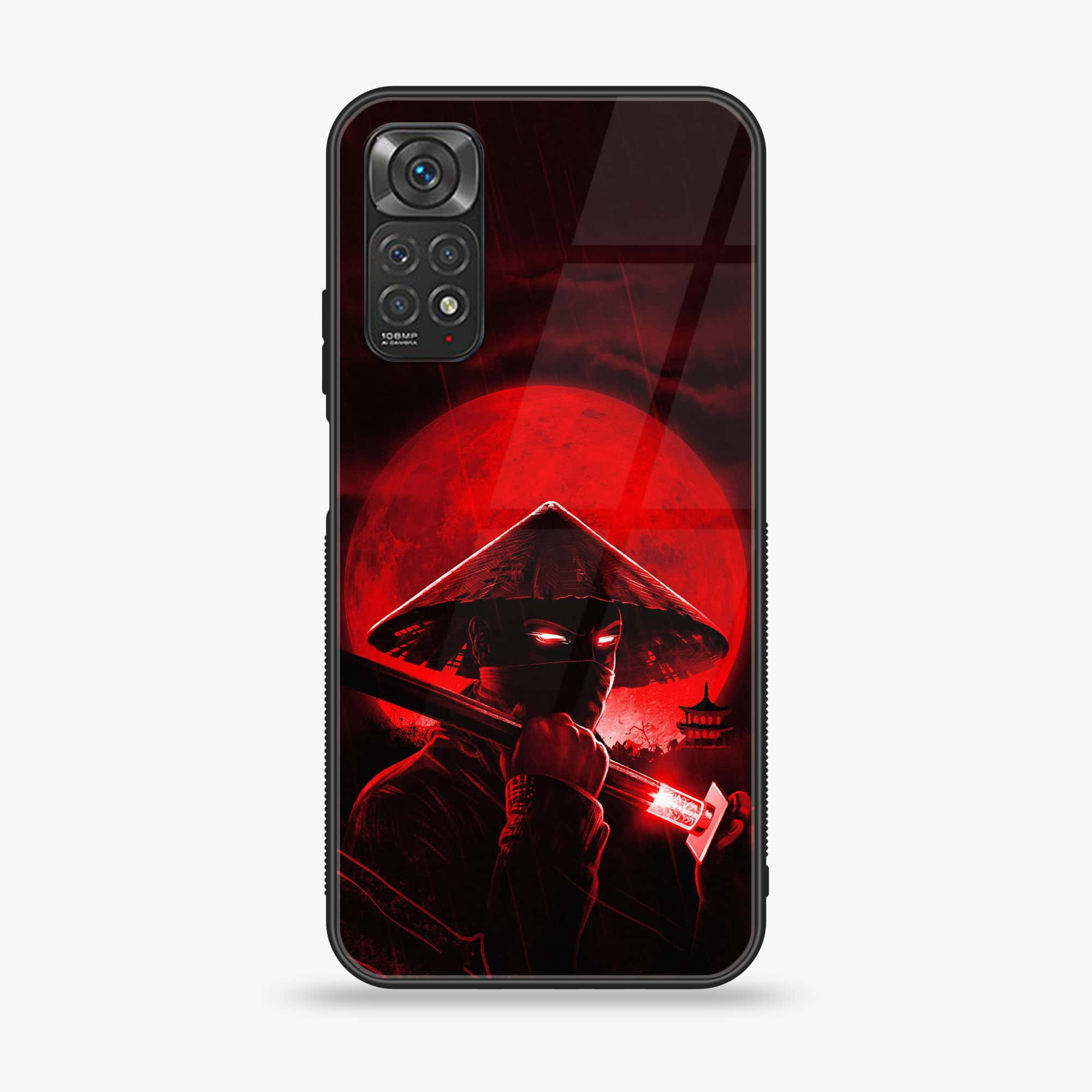 Xiaomi Redmi Note 11 Pro Ninja Series Premium Printed Glass soft Bumper shock Proof Case