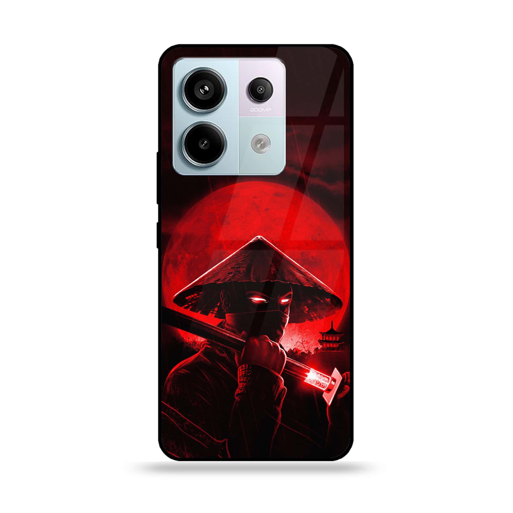 Redmi Note 13 - Ninja Series - Premium Metal Printed soft Bumper shock Proof Case