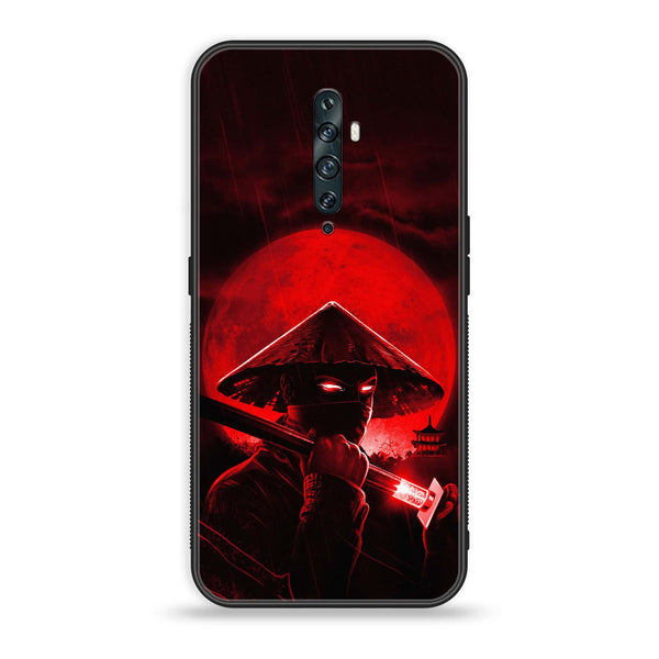 OPPO Reno 2f/2z - Ninja Design 2 - Premium Printed Glass soft Bumper shock Proof Case  CS-38202