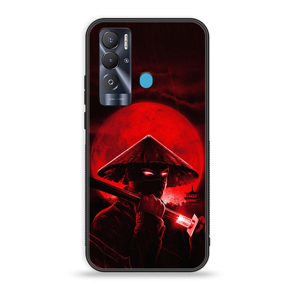 Tecno Pova Neo Ninja Design 2 Premium Printed Glass soft Bumper shock Proof Case CS-8642