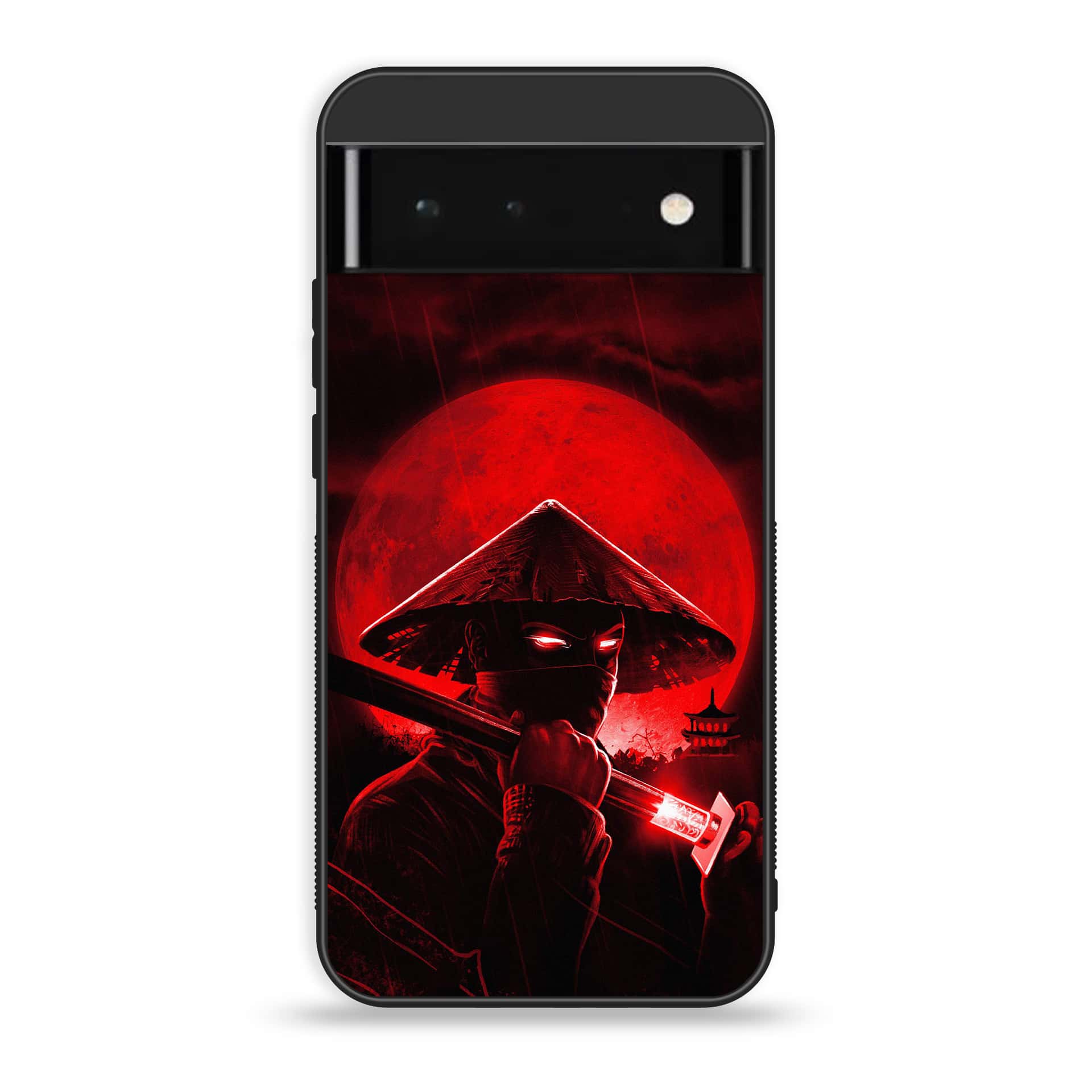 Google Pixel 6 Pro-Ninja Series - Premium Printed Glass soft Bumper shock Proof Case