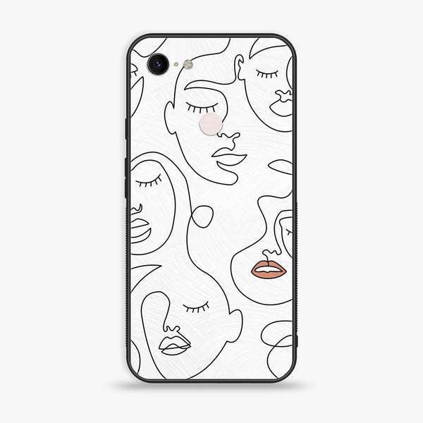 Google Pixel 3 - Girls Line Art Series - Premium Metal Printed soft Bumper Shock Proof Case