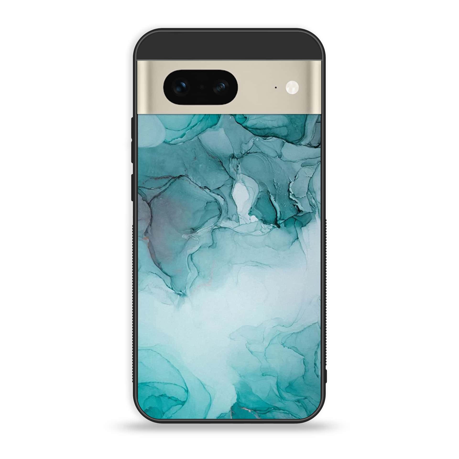 Google Pixel 7a  - Blue Marble Series - Premium Printed soft Bumper Shock Proof Case