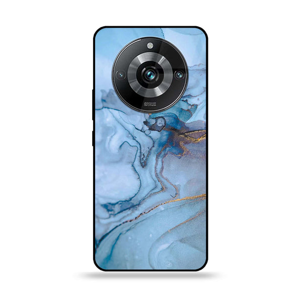 Realme 11 Pro Plus - Blue Marble Series - Premium Printed Glass soft Bumper shock Proof Case